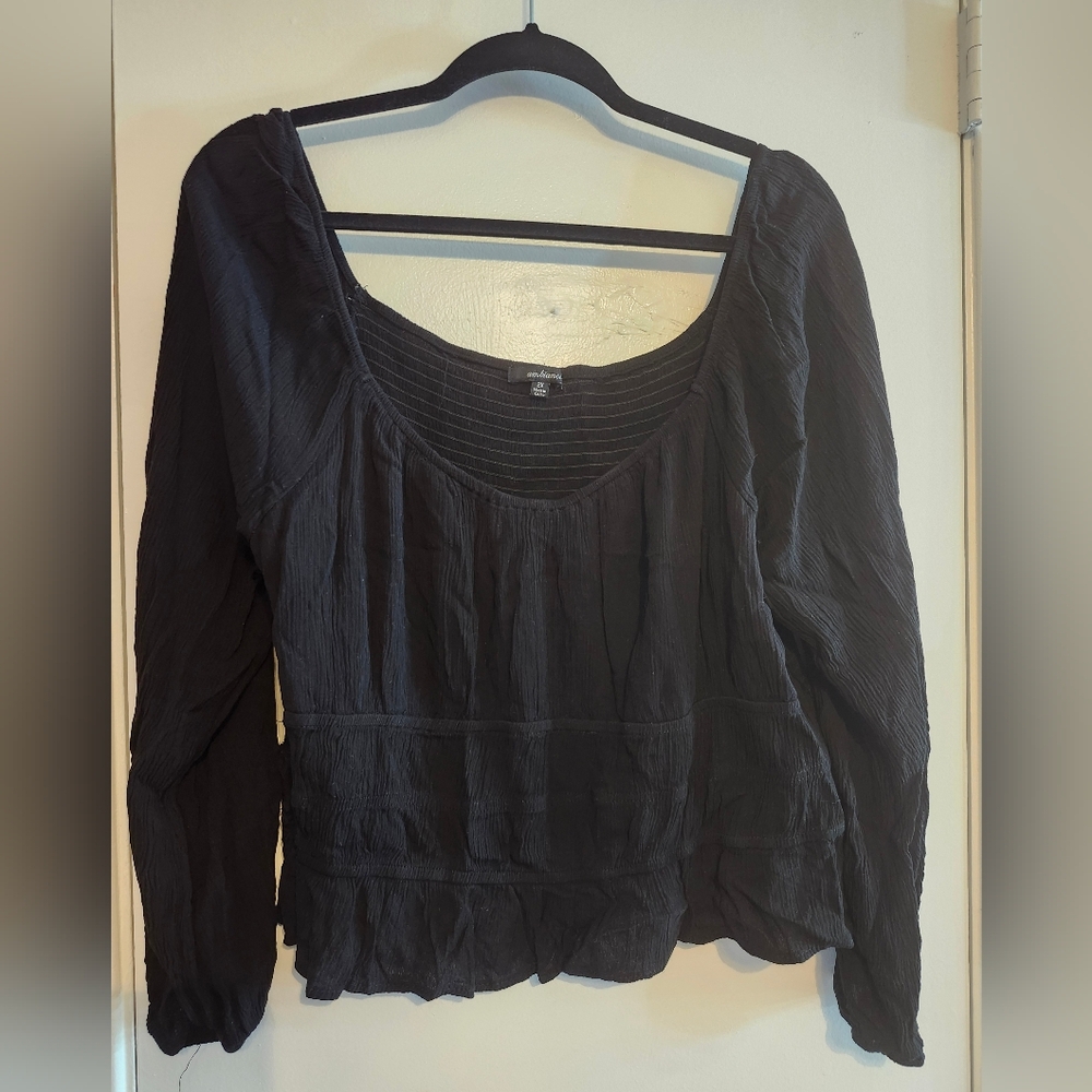 Elegant Black Women's Top